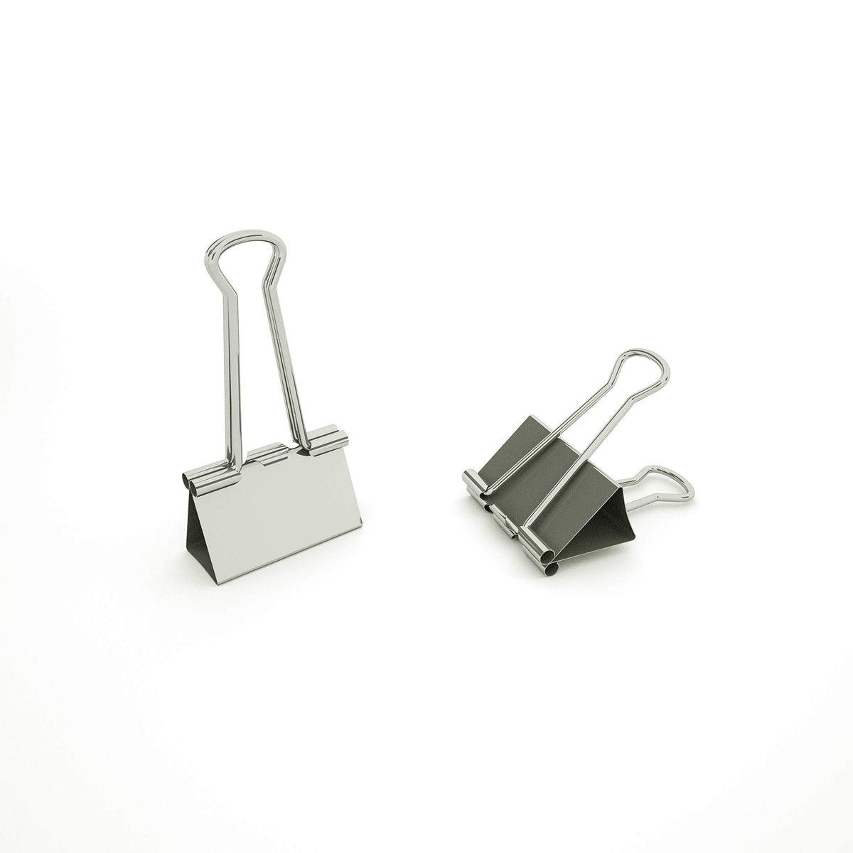 Nctinystore Binder Clips Small Metal Clamp - 3/4 in (0.75 inch) (Silver, 20 - Count)