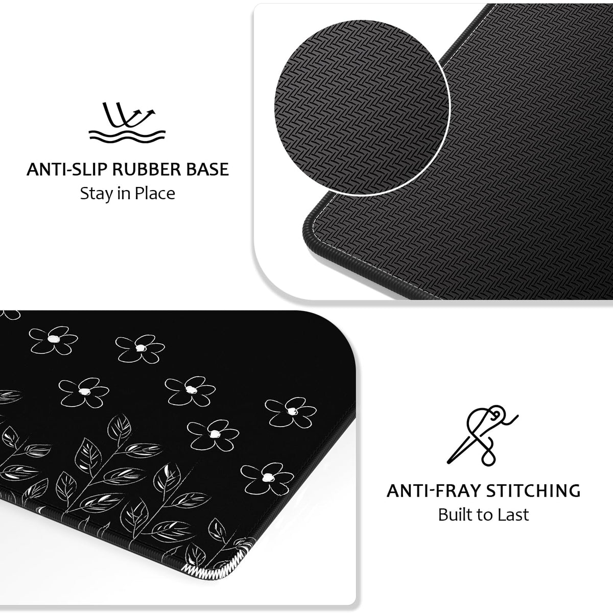 Auhoahsil Desk Mat, Ultra Large Mouse Pad, XXL Gaming Mousepad, Pretty Desk Pad, Big Extended Full