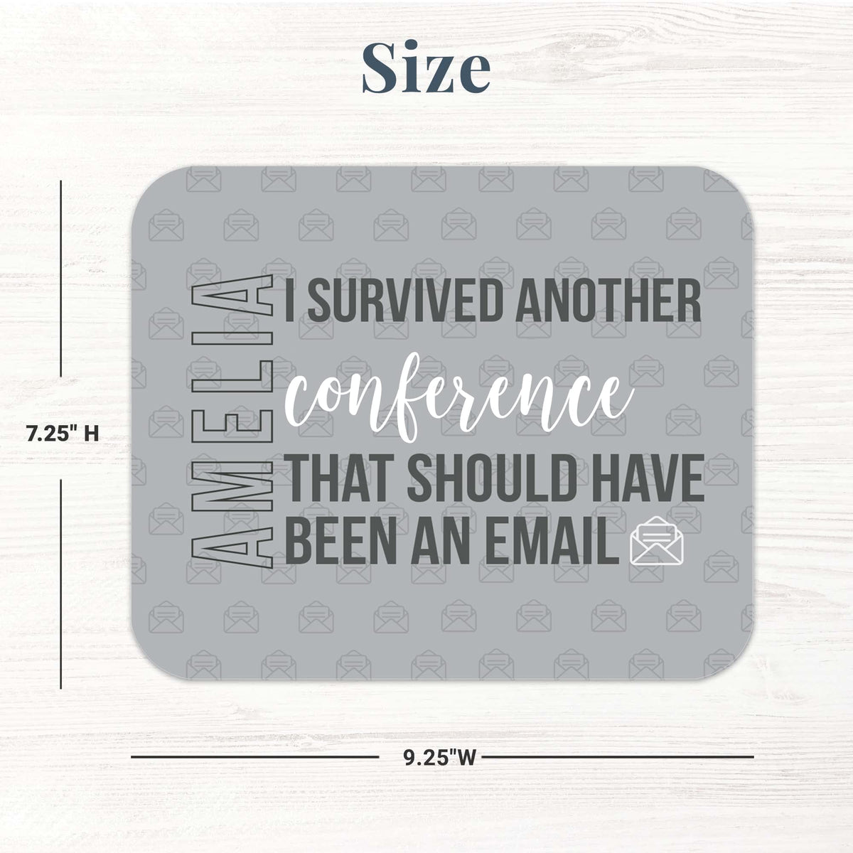 Let's Make Memories Personalized I Survived Another… Mouse Pad - Fun Computer Accessory - for