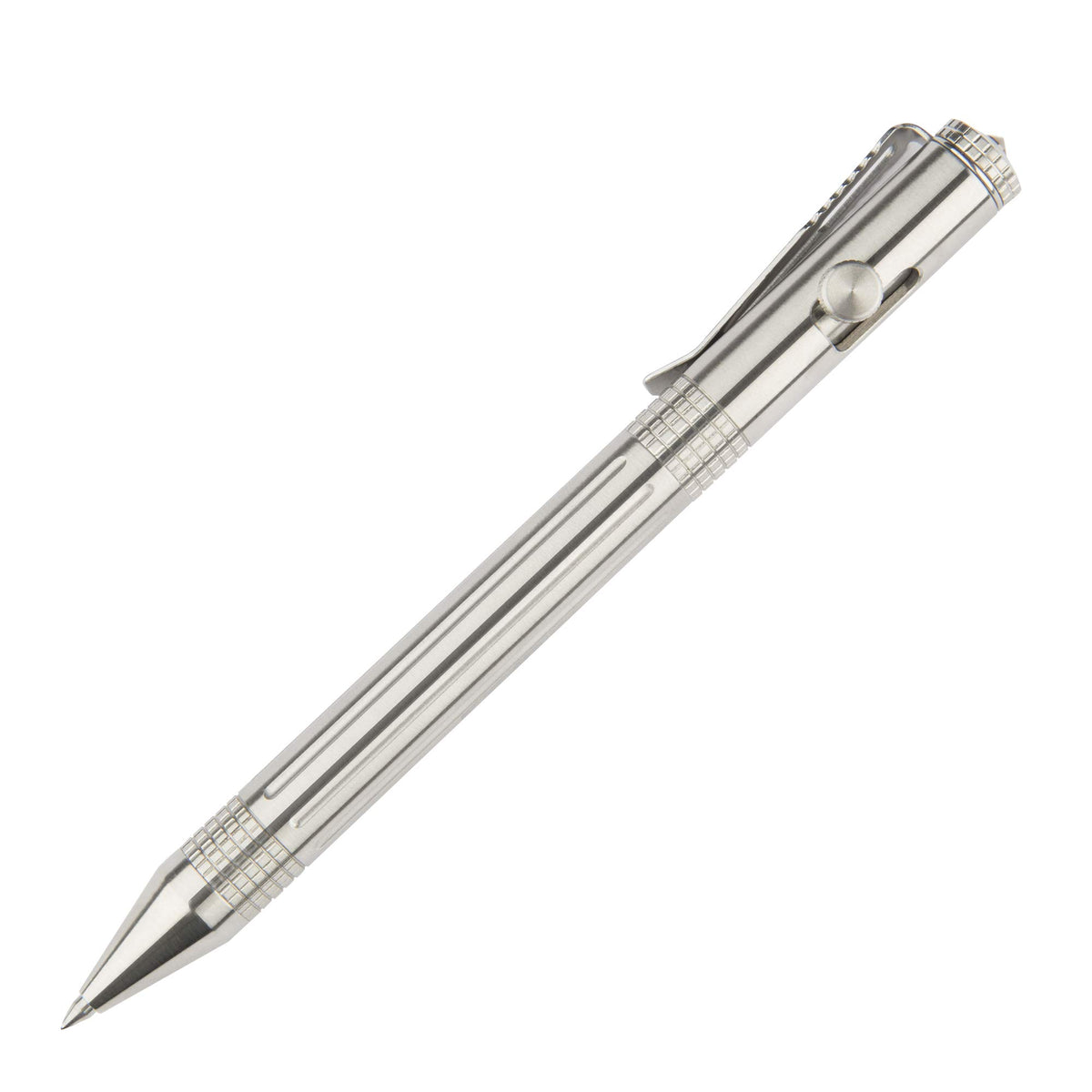 SMOOTHERPRO Stainless Steel Bolt Action Pen，Compatible with Parker Refills
