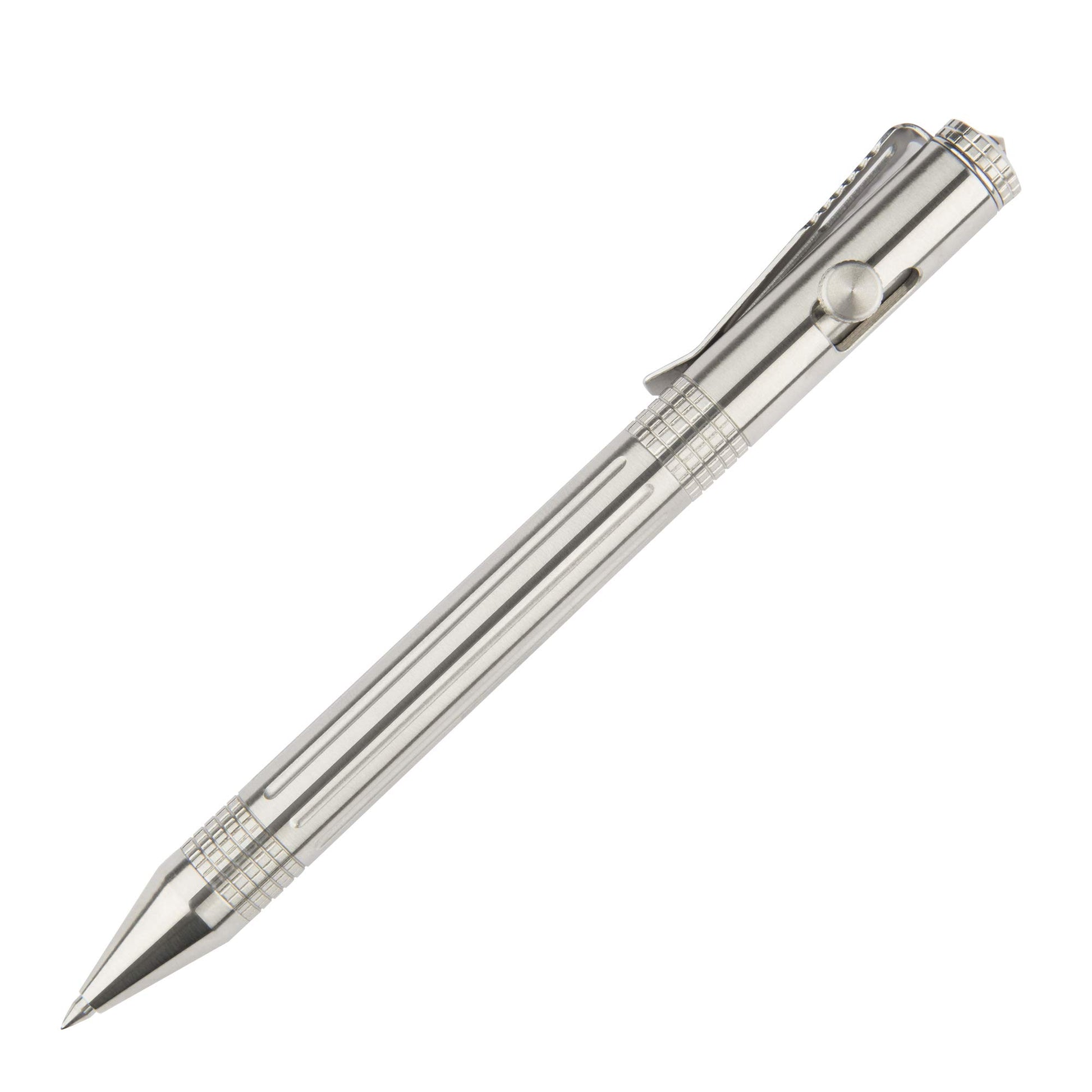 SMOOTHERPRO Stainless Steel Bolt Action Pen，Compatible with Parker Refills