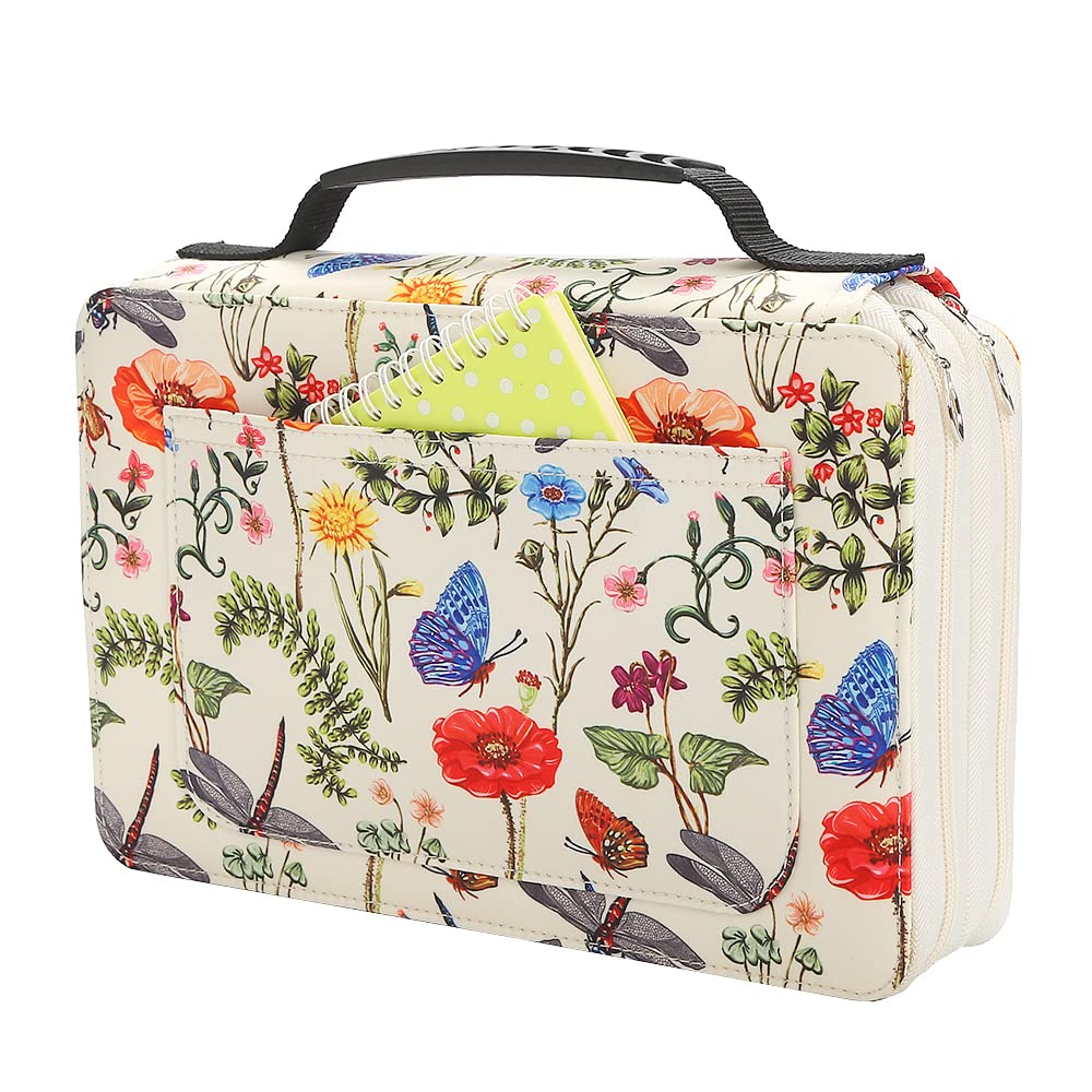 Lbxgap 68 Slots Marker Pen Organizer Case w/Handle