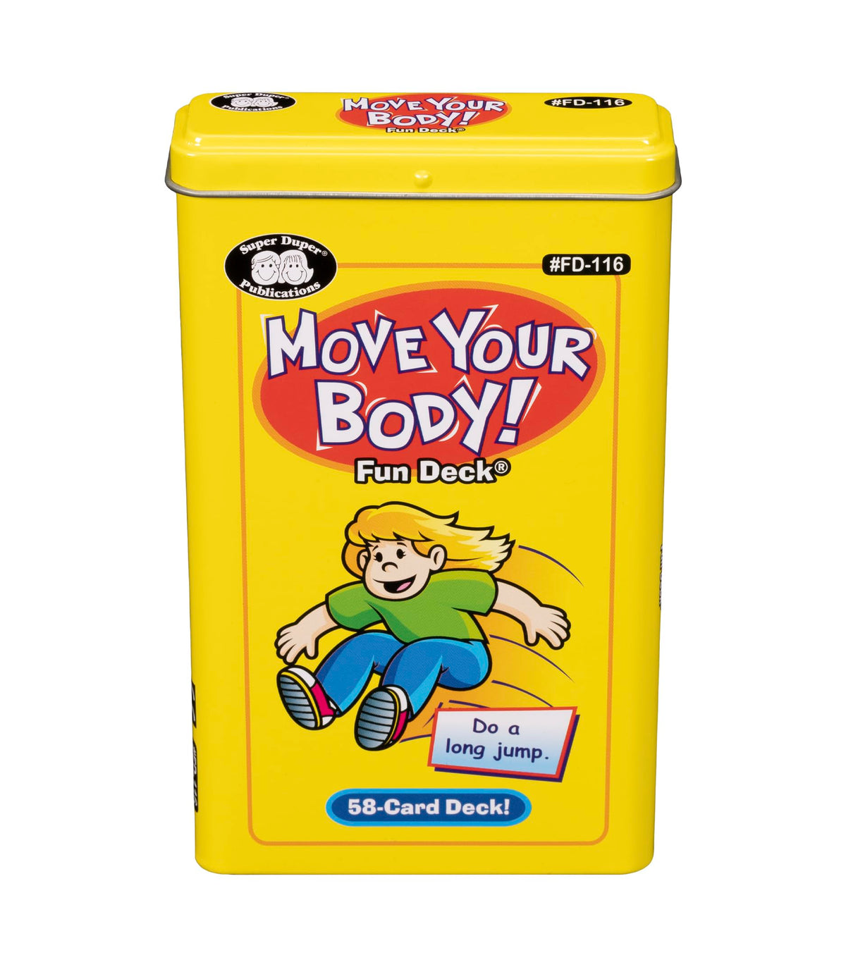 Super Duper Publications | Move Your Body Fun Deck | Occupational Therapy Flash Cards | Educational