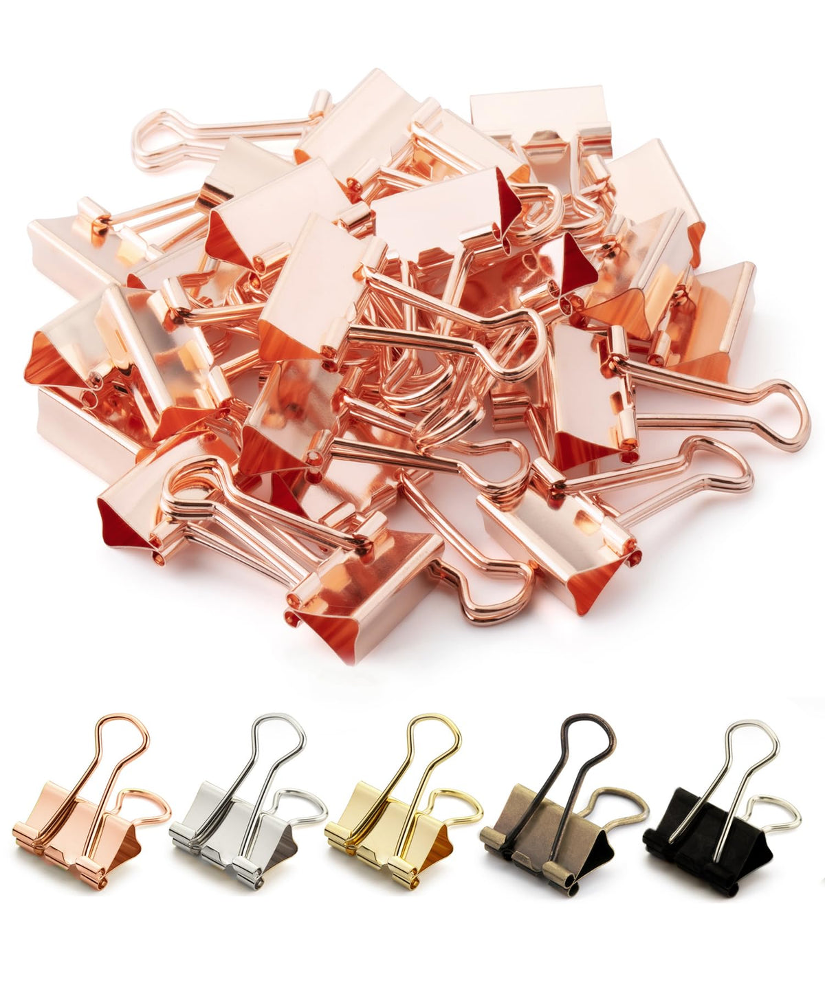 Mr. Pen- Small Binder Clips, 50 pcs, 0.75", Small Size