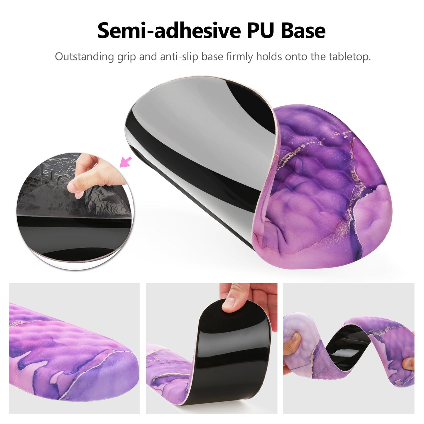 Laokiiy Ergonomic Mouse Pad with Wrist Support and Keyboard Wrist Rest Set