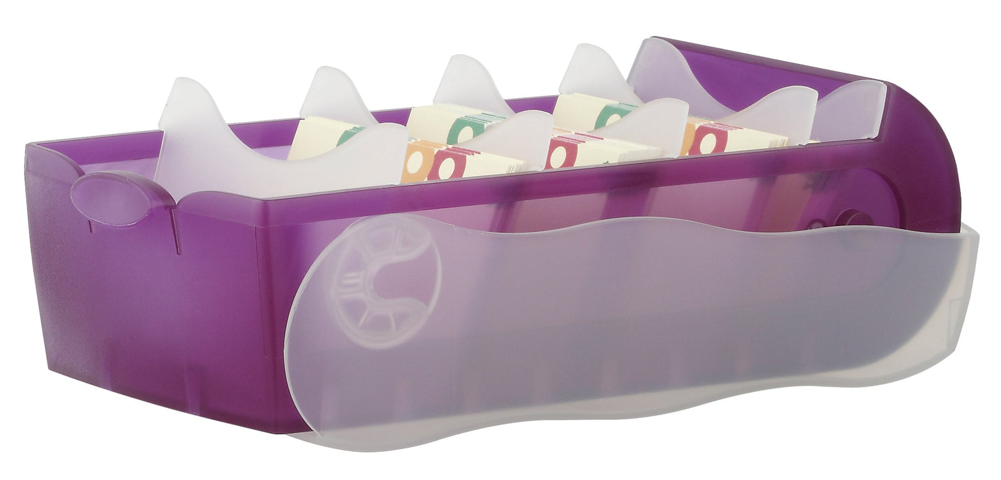 HAN 998-673, Croco Flashcard Index Box. for Learning Vocabulary in an Ingeniously Simple Way, A8
