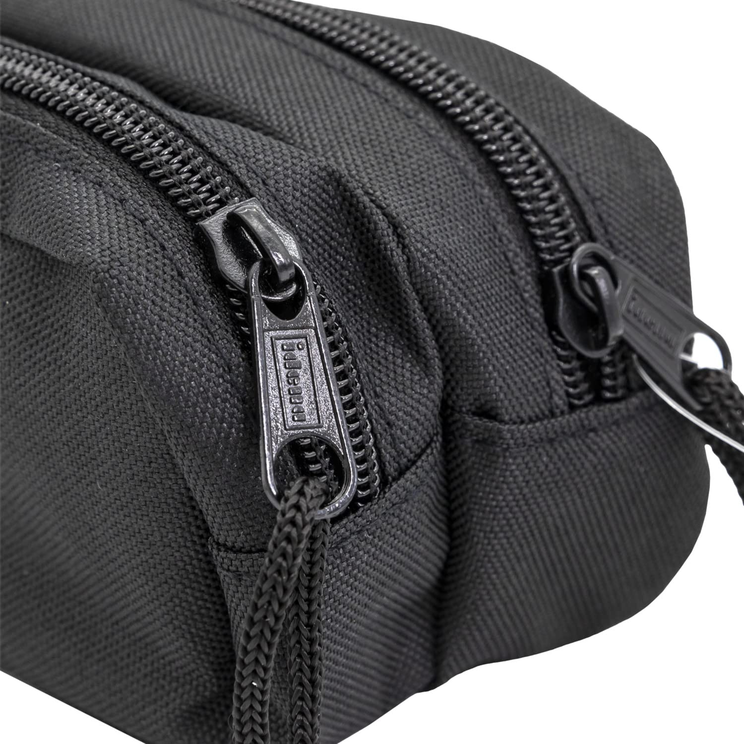 Idena 20122 – Pencil Case with 2 Zipped Compartments, Pencil Case Approx. 9 x 23 x 7.5 cm in Black