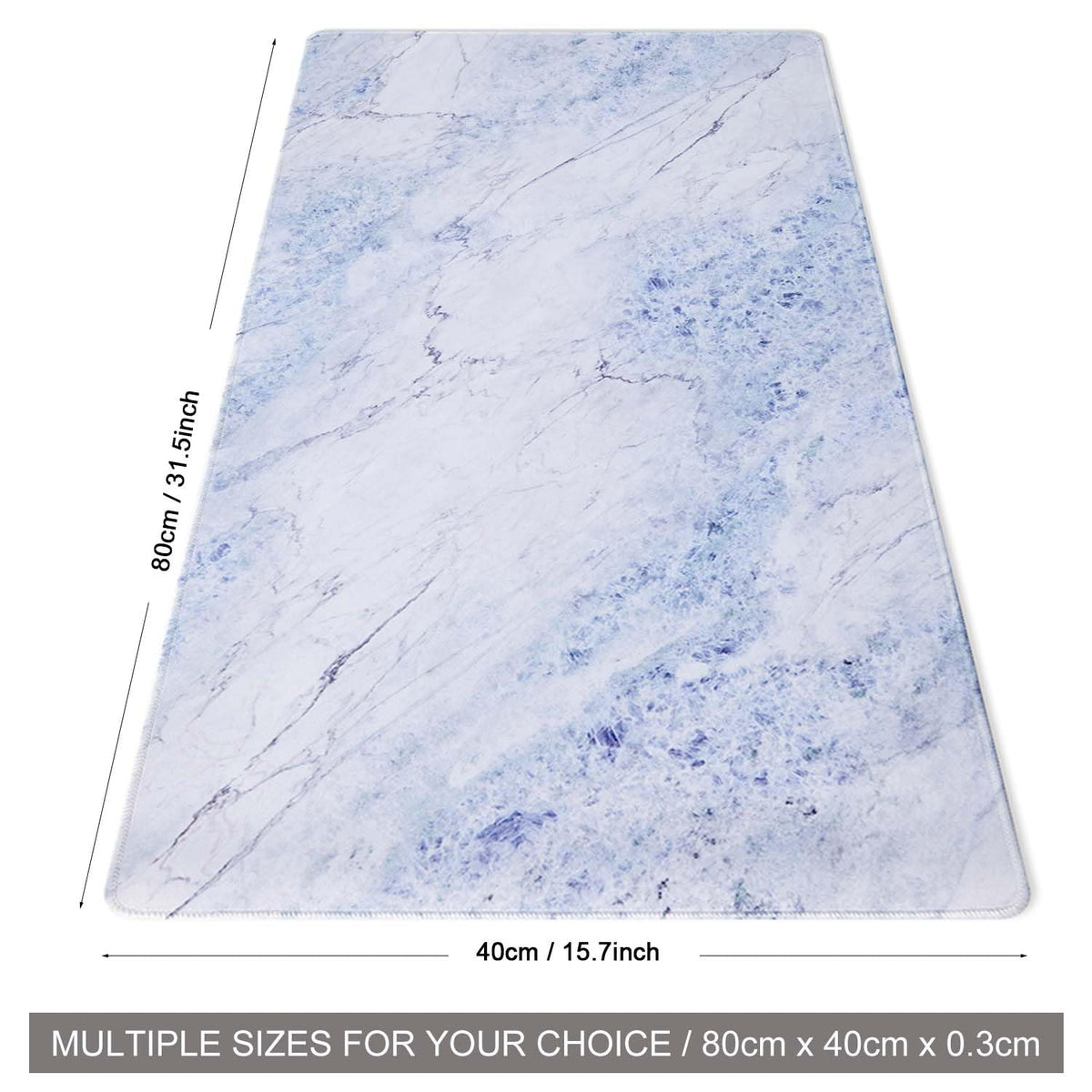 DOBAOJIA Marble Mouse Pad, Mouse and Keyboard Combo Pad XXL 31.5” x 15.8”