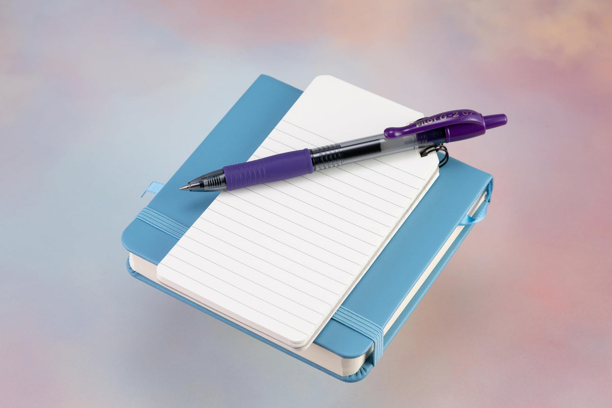 PILOT G2 Premium Rolling Ball Gel Pens, Fine Point 0.7mm, Purple Ink, 12-Pack