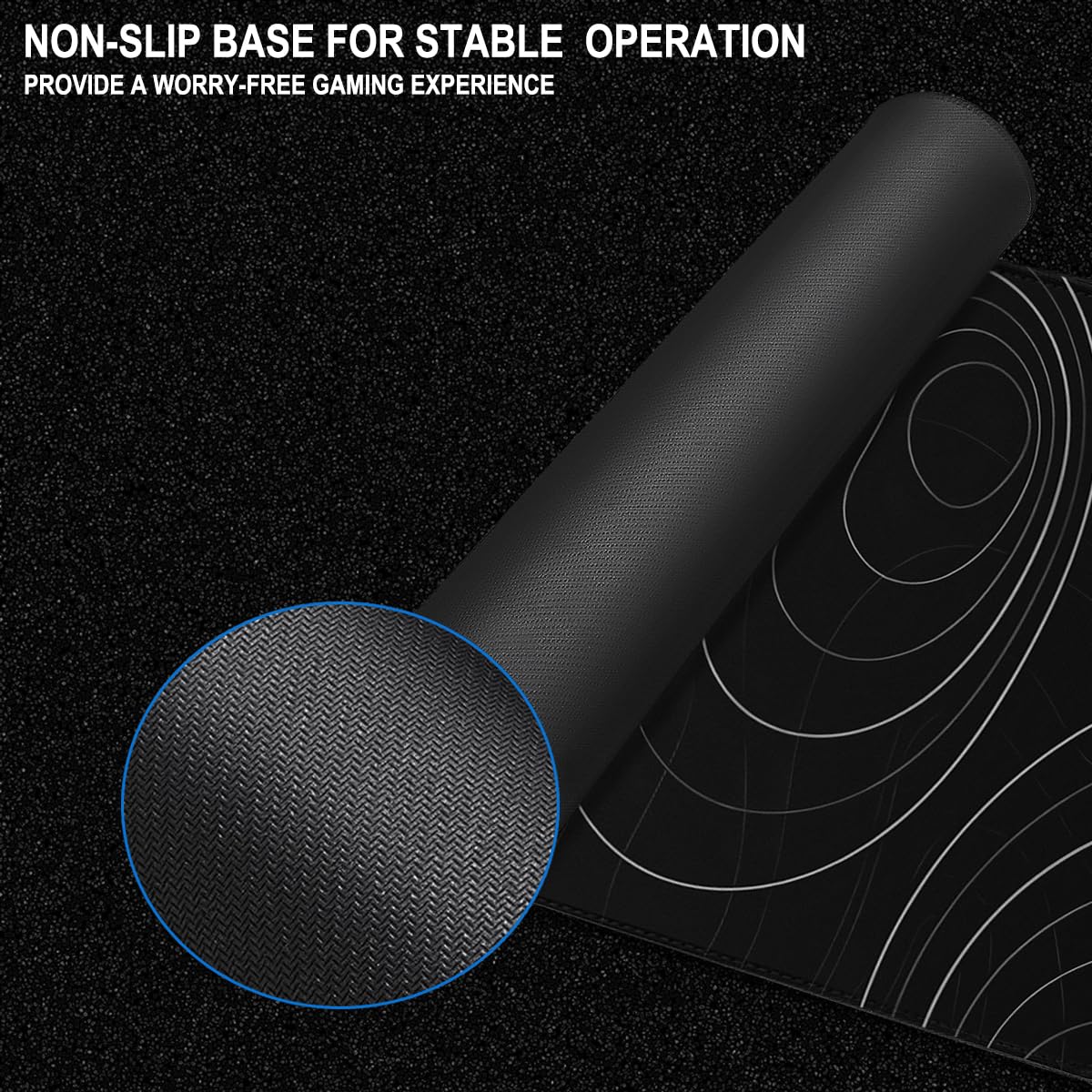Gaming Mouse Pad, 31.5" x15.7" Large Mat with Superior Micro-Weave Cloth, Water Resist Keyboard