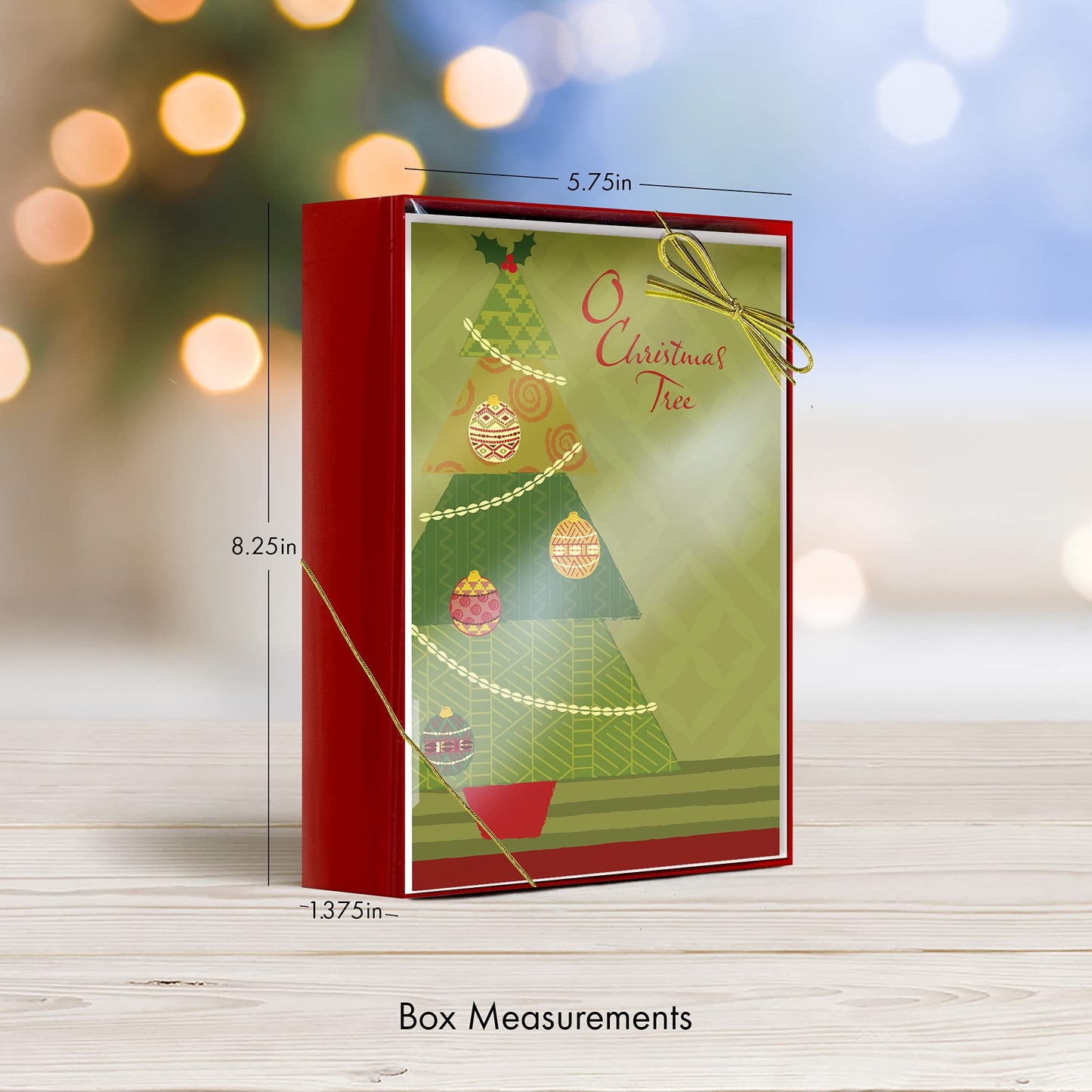 Designer Greetings African-American Heritage Collection Boxed Christmas Cards, O Christmas Tree