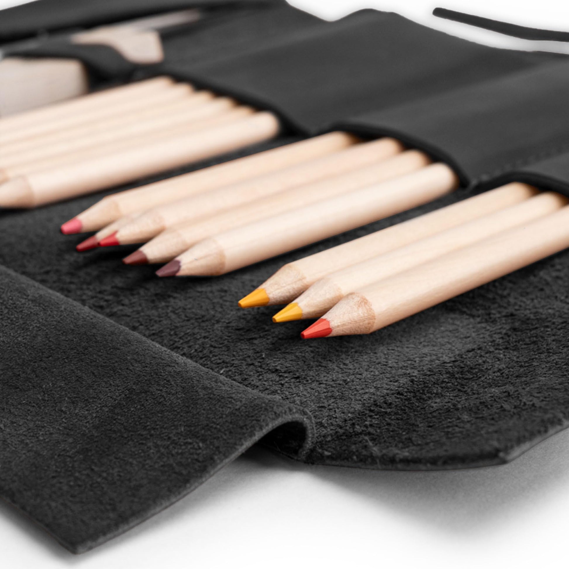 Hide & Drink, Rustic Pencil Roll Pouch, Multi-Purpose Storage Wrap for Scissors, Earphones