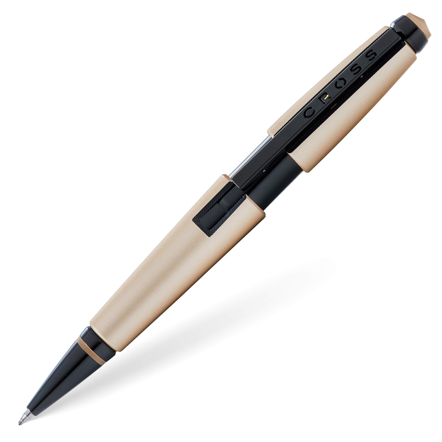 Cross Edge Matte Hazelnut Gel Rollerball Pen, Medium Point, Black Ink