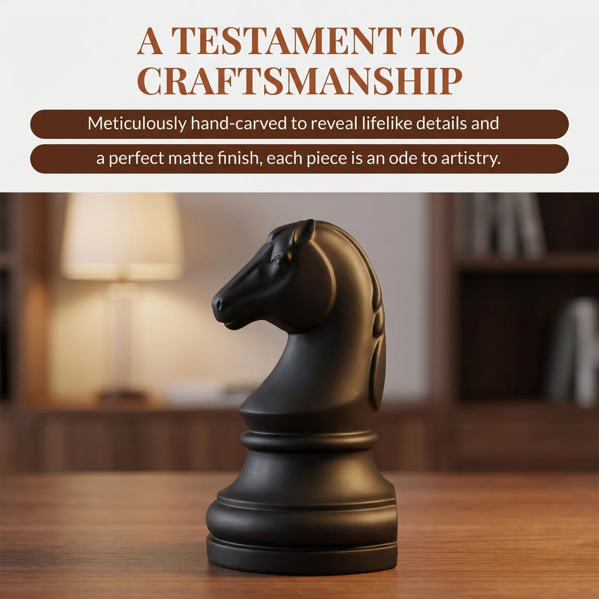 Decorative Bookends Chess Bookends, Black Book Ends Heavy Book Supports, Unique Bookends Decor for