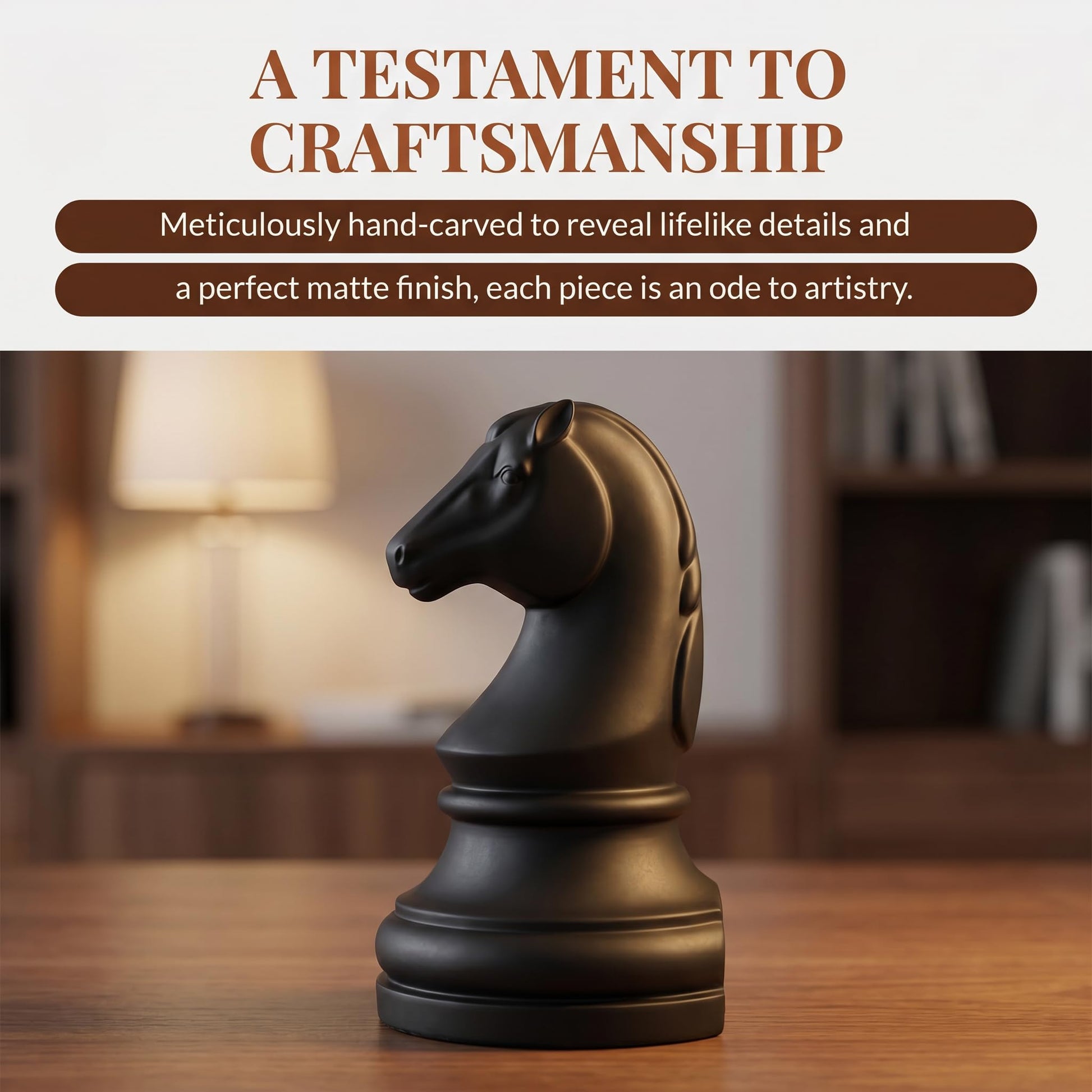 Decorative Bookends Chess Bookends, Black Book Ends Heavy Book Supports, Unique Bookends Decor for