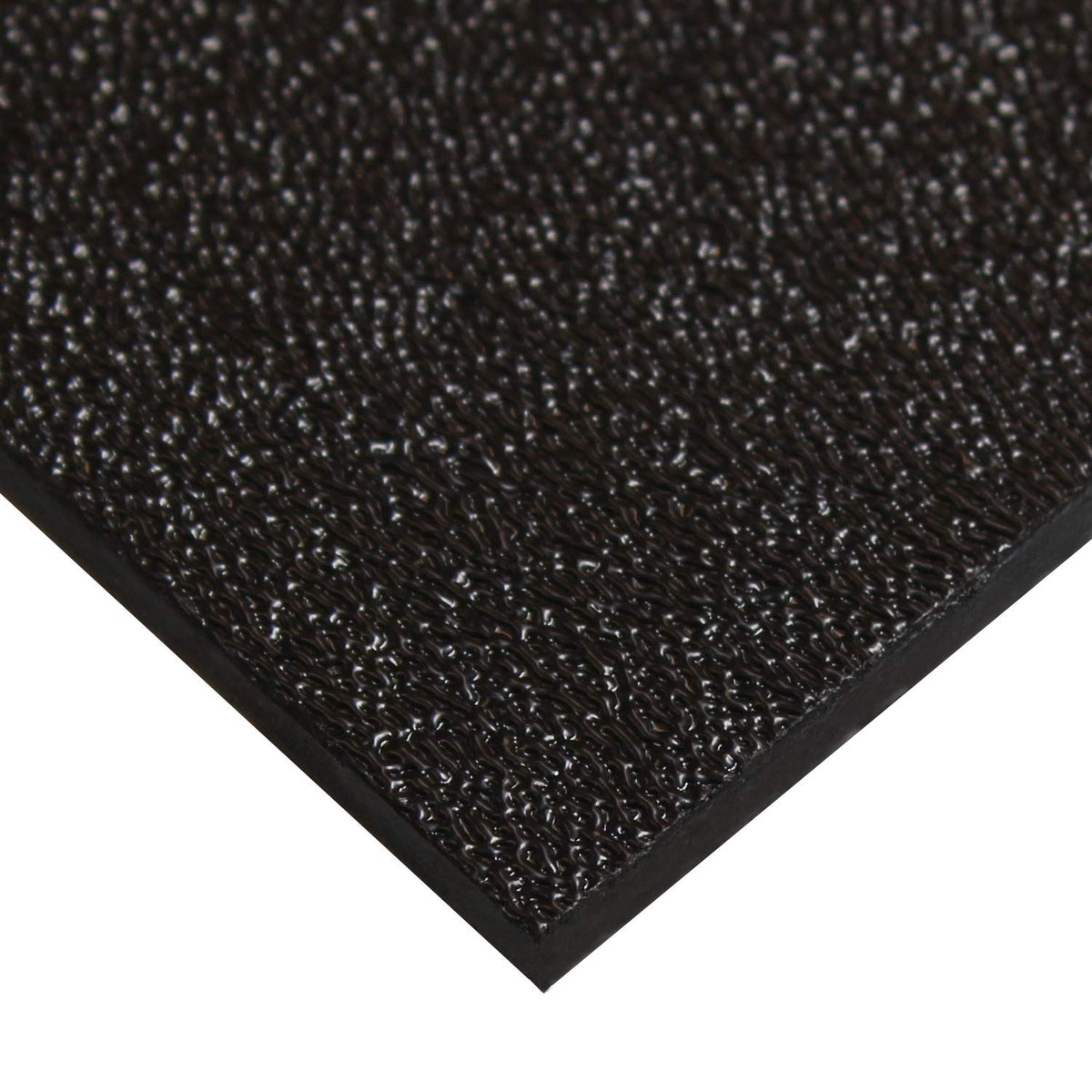 Source One Premium 1/8 Inches Black or White Textured ABS Acrylic Plexi Sheet (12 x 12, Black)