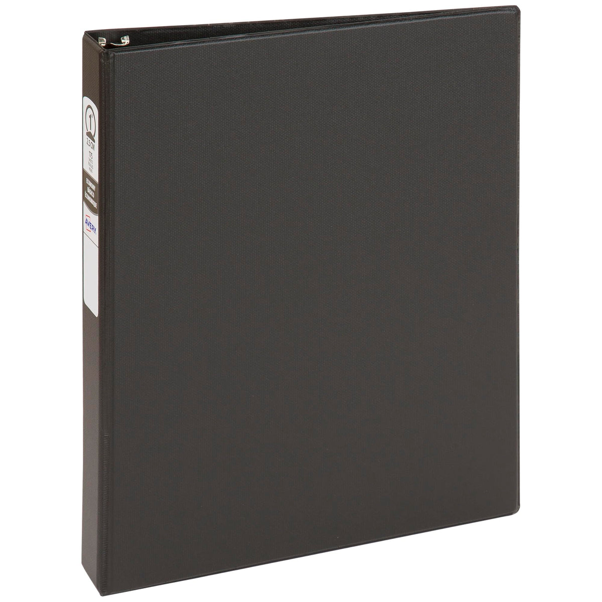 Avery Standard 3 Ring Binders, 1" Round Rings, 175-Sheet Capacity, 1.4 Inch Wide Spine, Black