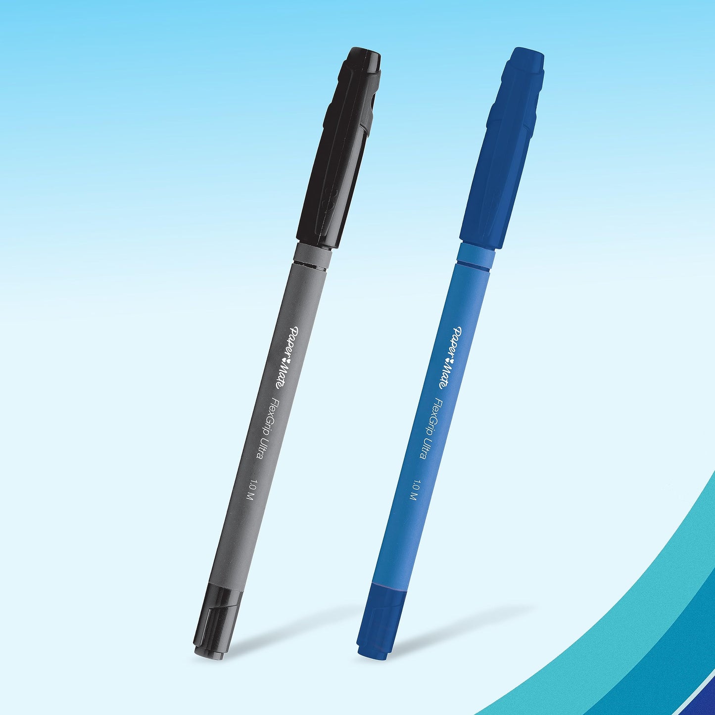 Paper Mate Flexgrip Ultra Ballpoint Pens | Medium Point (1.0mm) | Handwriting Pens & Stationery