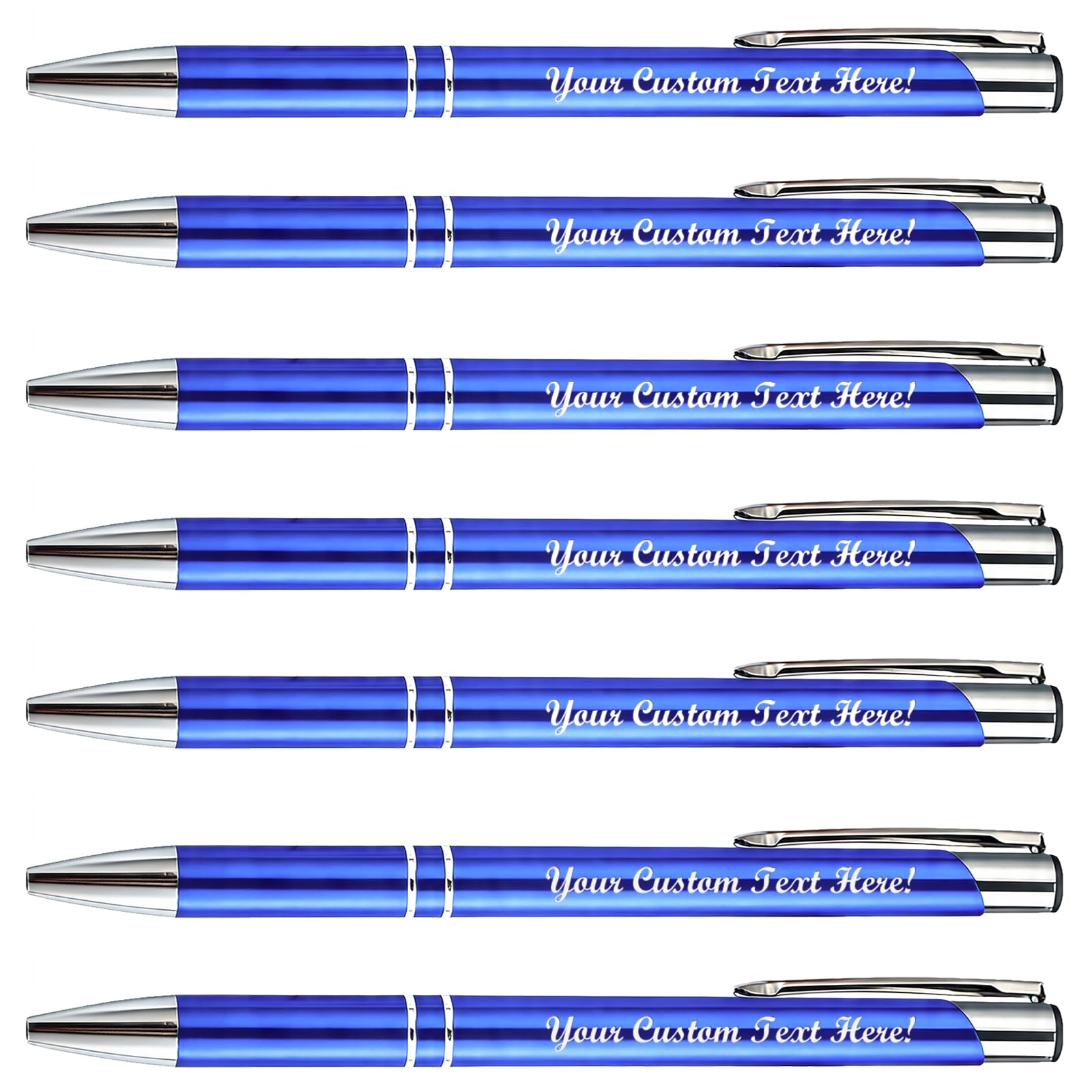 HH-STUDIO CUSTOM Logo Metal Ballpoint Pen for Office Gifts-50 Count