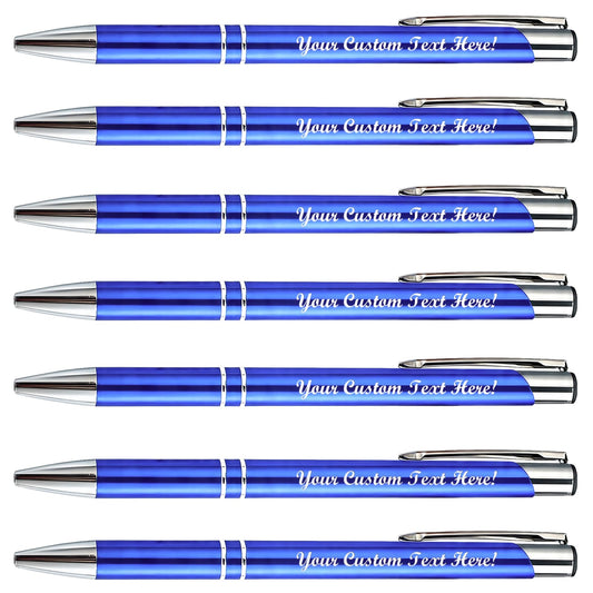HH-STUDIO CUSTOM Logo Metal Ballpoint Pen for Office Gifts-50 Count