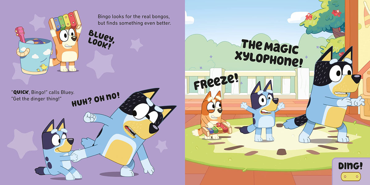 Bluey: Magic Xylophone Sound Book: Tinting Book
