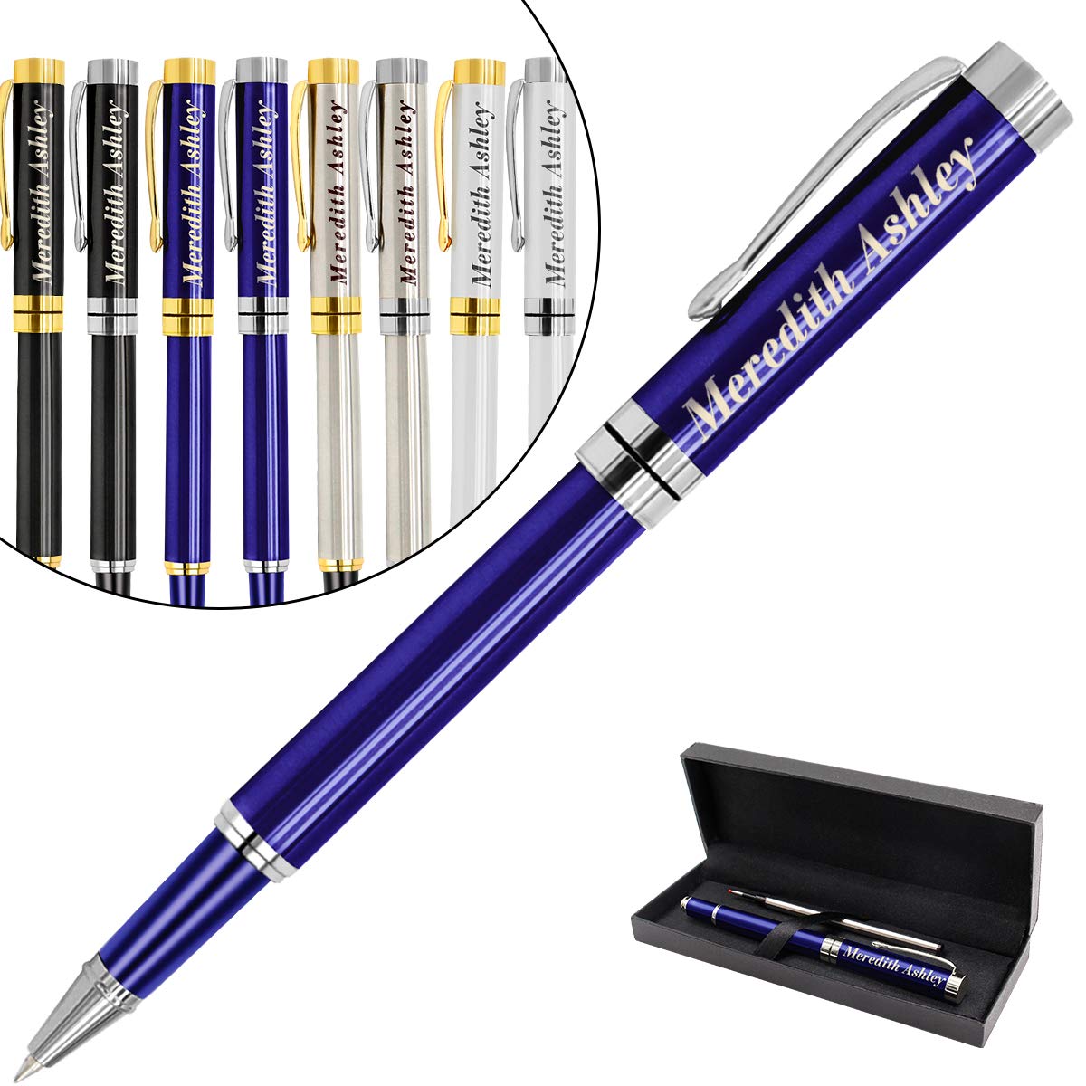 Aolun Personalized Pens,Custom Engraved Pen with Your Name Or Message,Refillable Medium