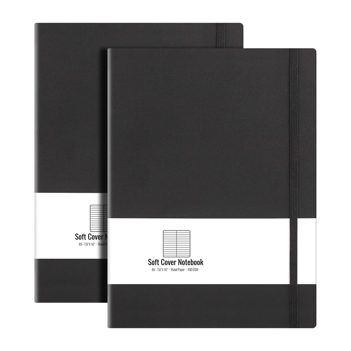 AHGXG Lined Journal Notebook, 408 Numbered Pages, A5 Size (5.7'' x 8.3'')