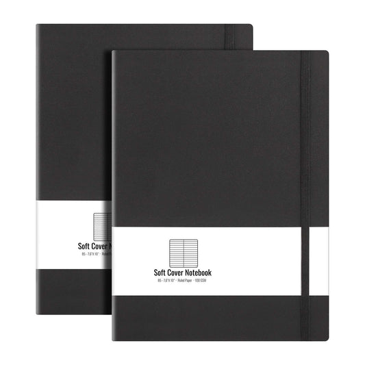 AHGXG Lined Journal Notebook, 408 Numbered Pages, A5 Size (5.7'' x 8.3'')