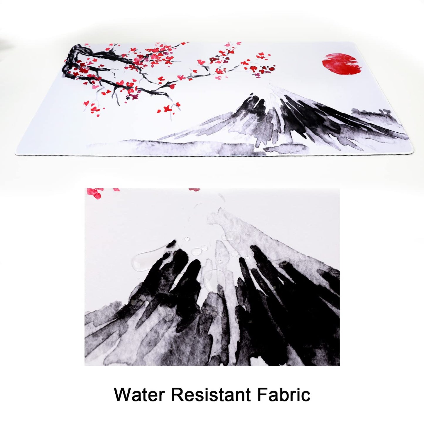 Meffort Inc Extended XXL Mouse Pad Thick Water Resistance Desk Mat with Non-Slip Rubber Pad for