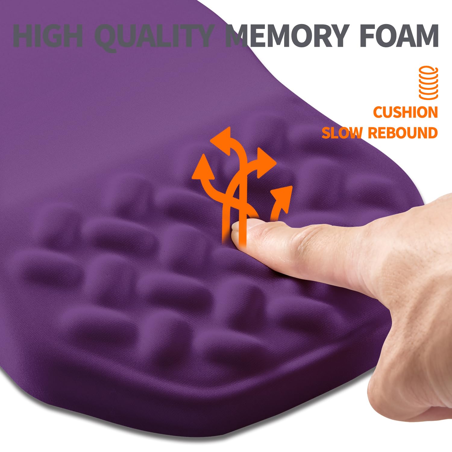Armanza Ergonomic Slope Mouse Pad Wrist Support, Wrist Rest Mousepad for Carpal Tunnel Pain Relief