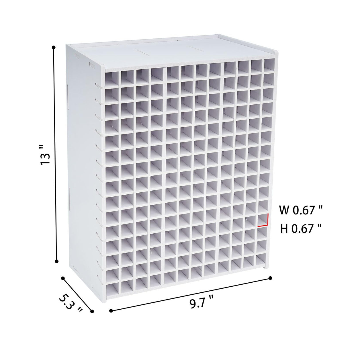 SANFURNEY Marker Organizer for 180 Markers, Desktop Storage Rack