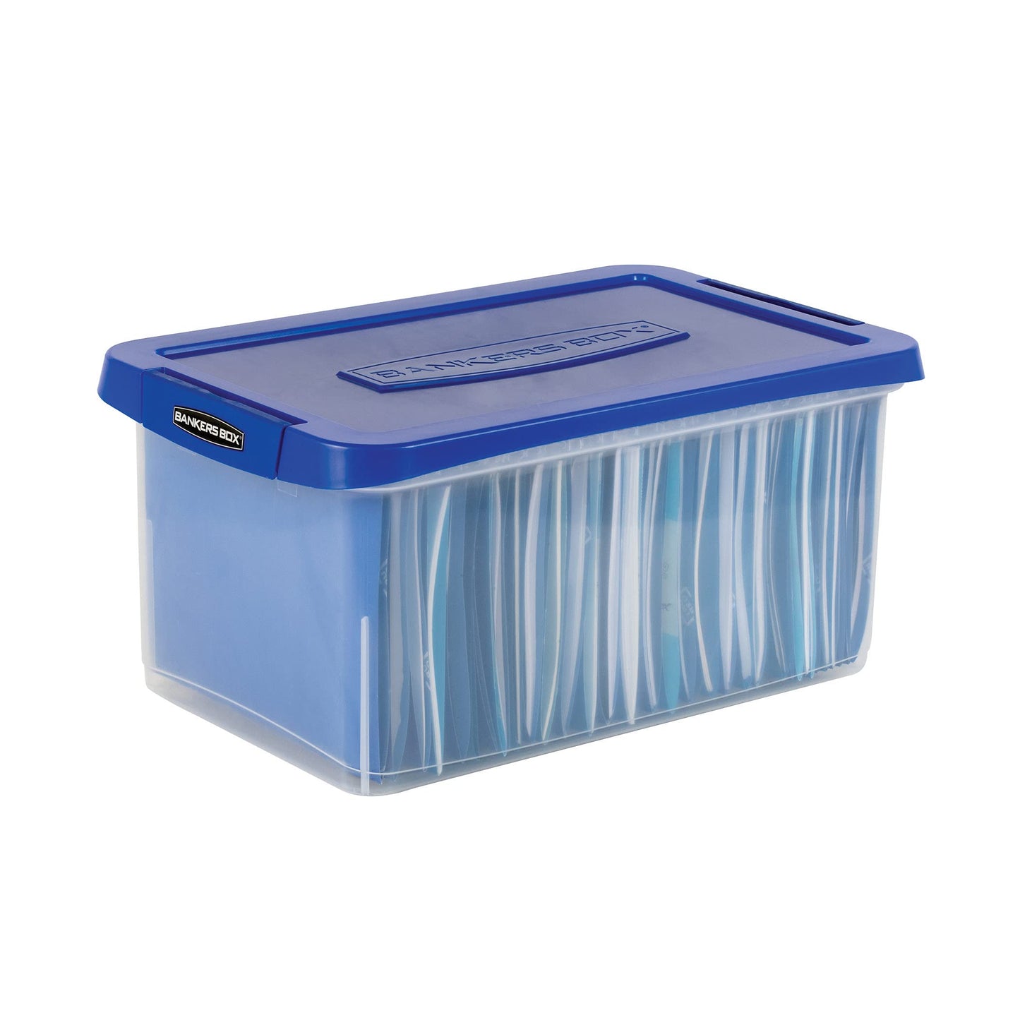 Bankers Box 20-Inch Heavy-Duty Plastic File Box, Letter