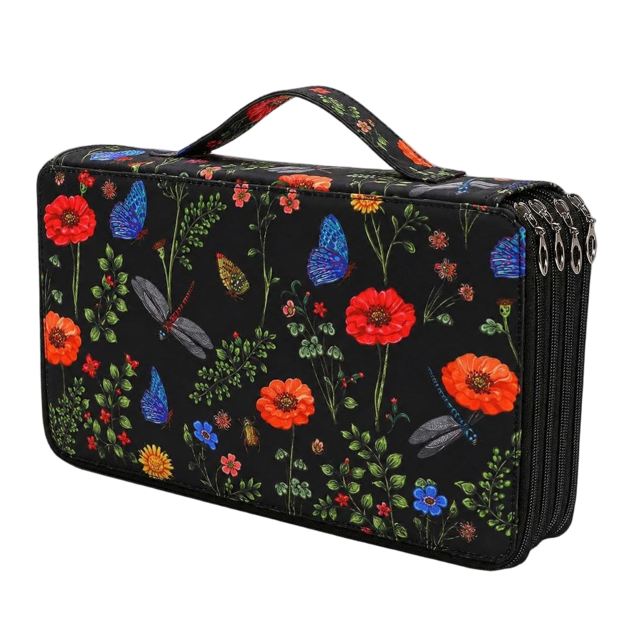 Lbxgap 300 Slots Colored Pencil Case Organizer, 4 Layer Bag
