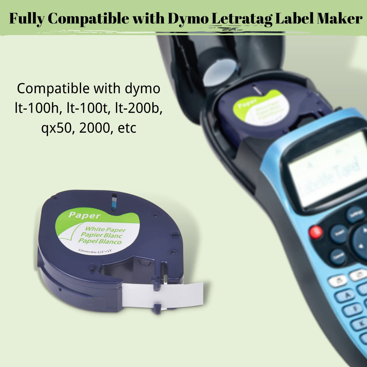 Wonfoucs Compatible Labels Replacement for Dymo Label Maker Refills 91330