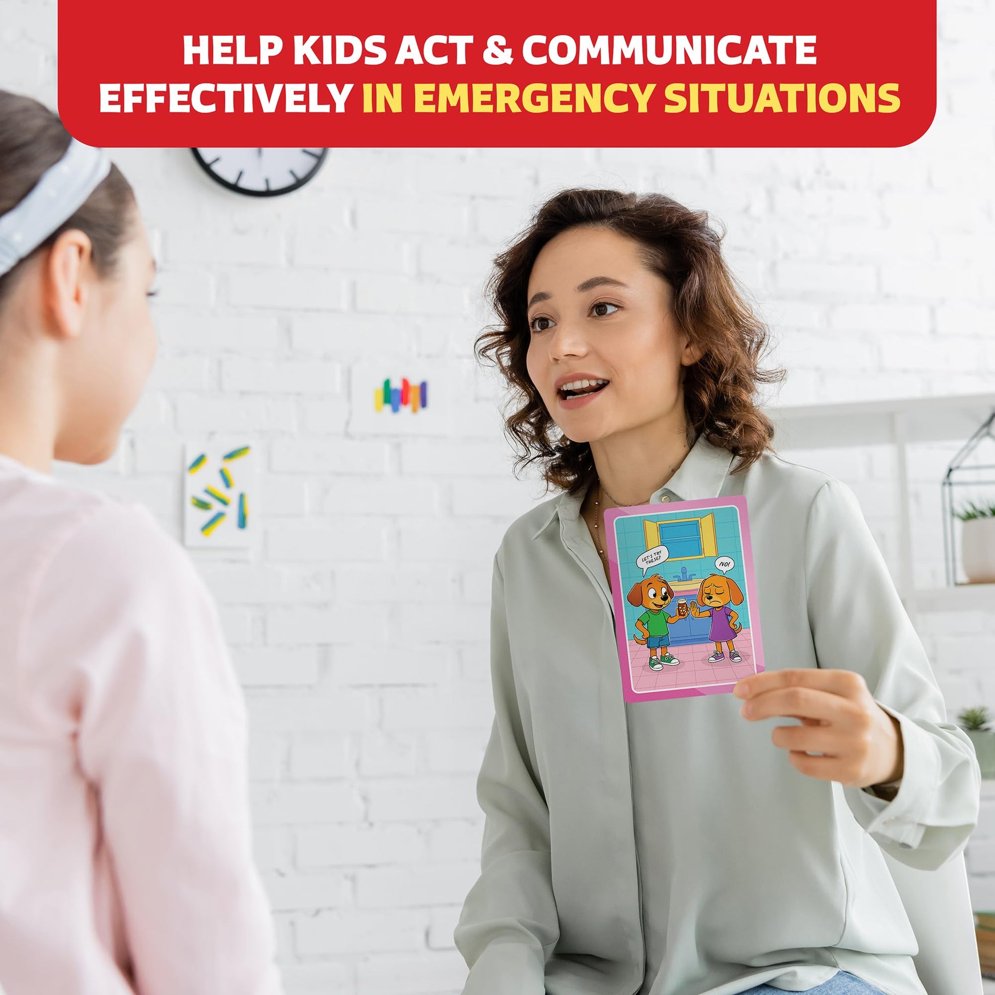 Who What Why Safety Conversation Cards for Kids, SEL Game, Ages 4+