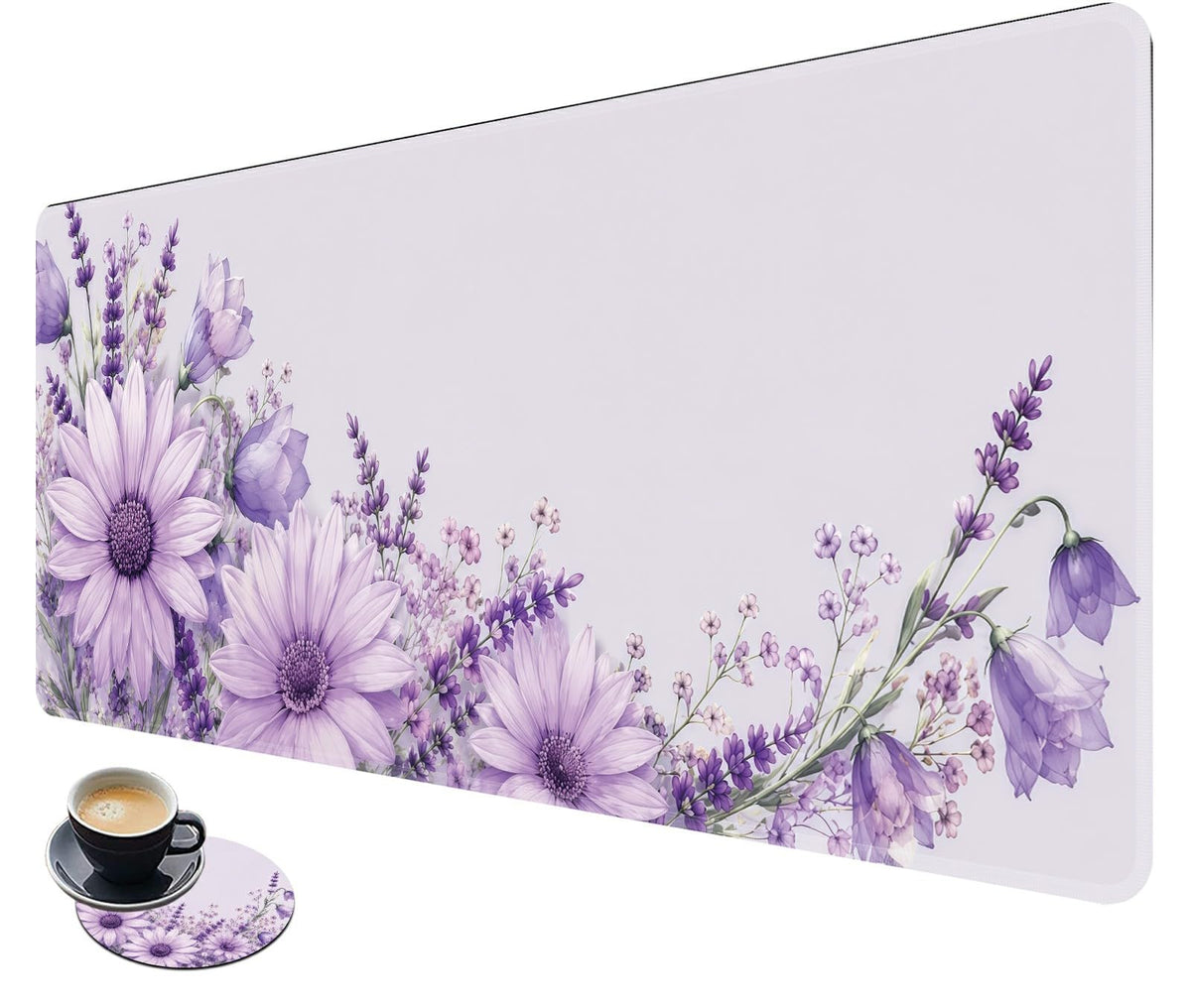 Desk Mat Large Gaming Mouse Pad + Coaster