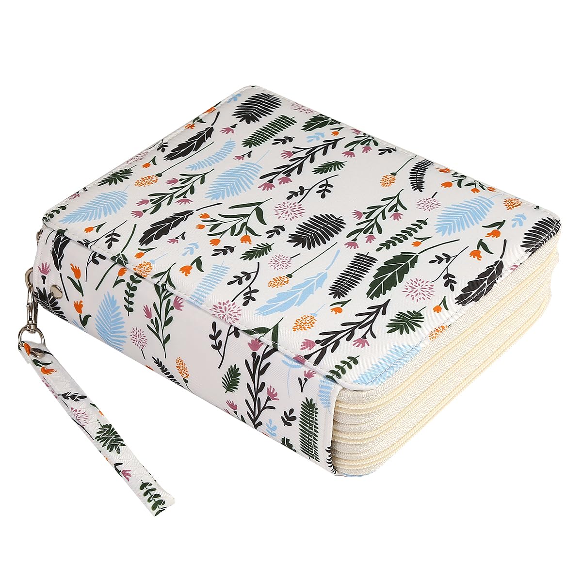 Lbxgap 124 Slots Pencil Case Organizer w/Removal Handle Strap