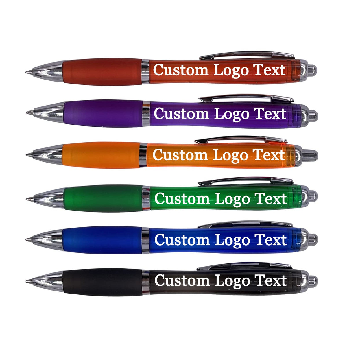 HEYZARDA Personalized Ballpoint Pens with Name for Events, Mix Color, 50 Pc