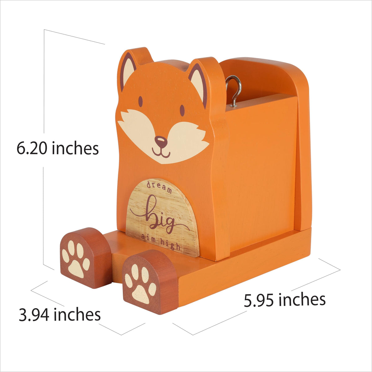 I'm Solid Wood Multipurpose Eyeglass Phone Pen & Pencil Holder Stand Stationery Desk Box Organizer