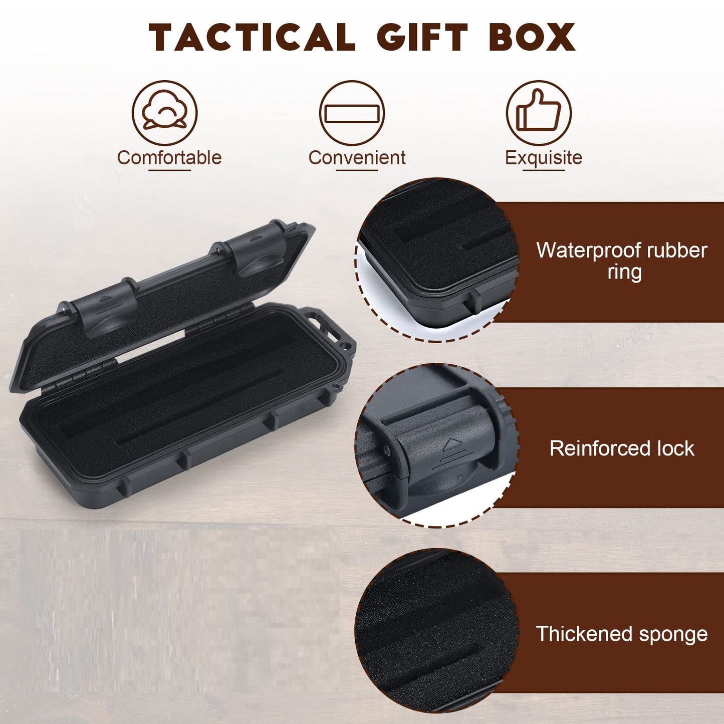 Crtiin Bolt Action Pen Bullet Pen with Gift Box Ballpoint Solid for Gun Lover with Black Ink
