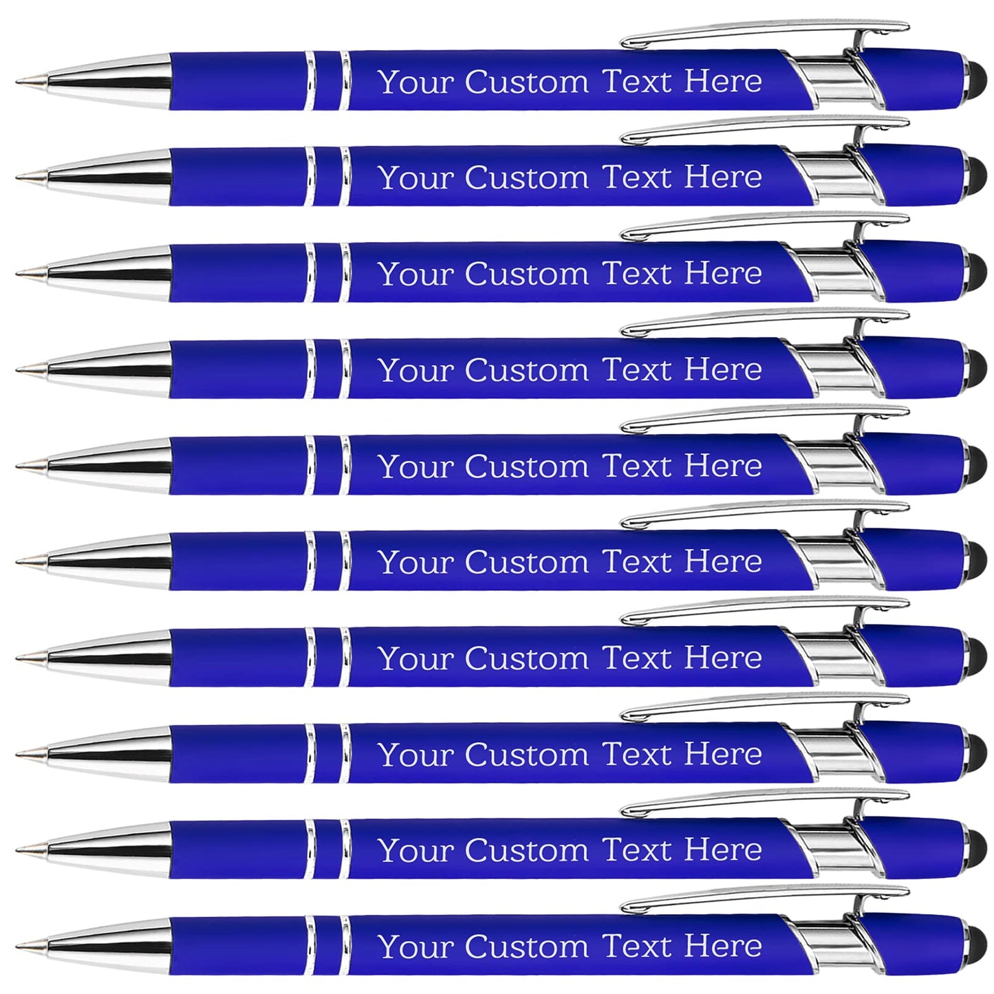 Xiuyours Personalized Custom Pens Bulk Free Engraving with Name Message Customized Ballpoint Pens