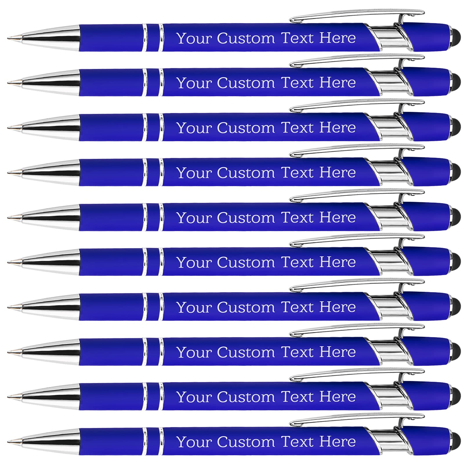 Xiuyours Personalized Custom Pens Bulk Free Engraving with Name Message Customized Ballpoint Pens