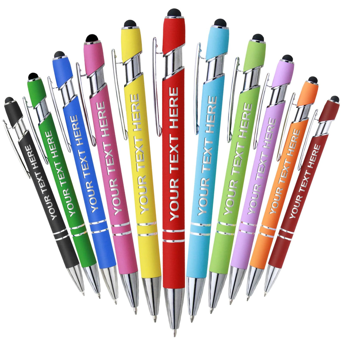 Xnslpww Personalized Pens with Name, Custom Pens Engraved with Text, Logo or Information, Suitable