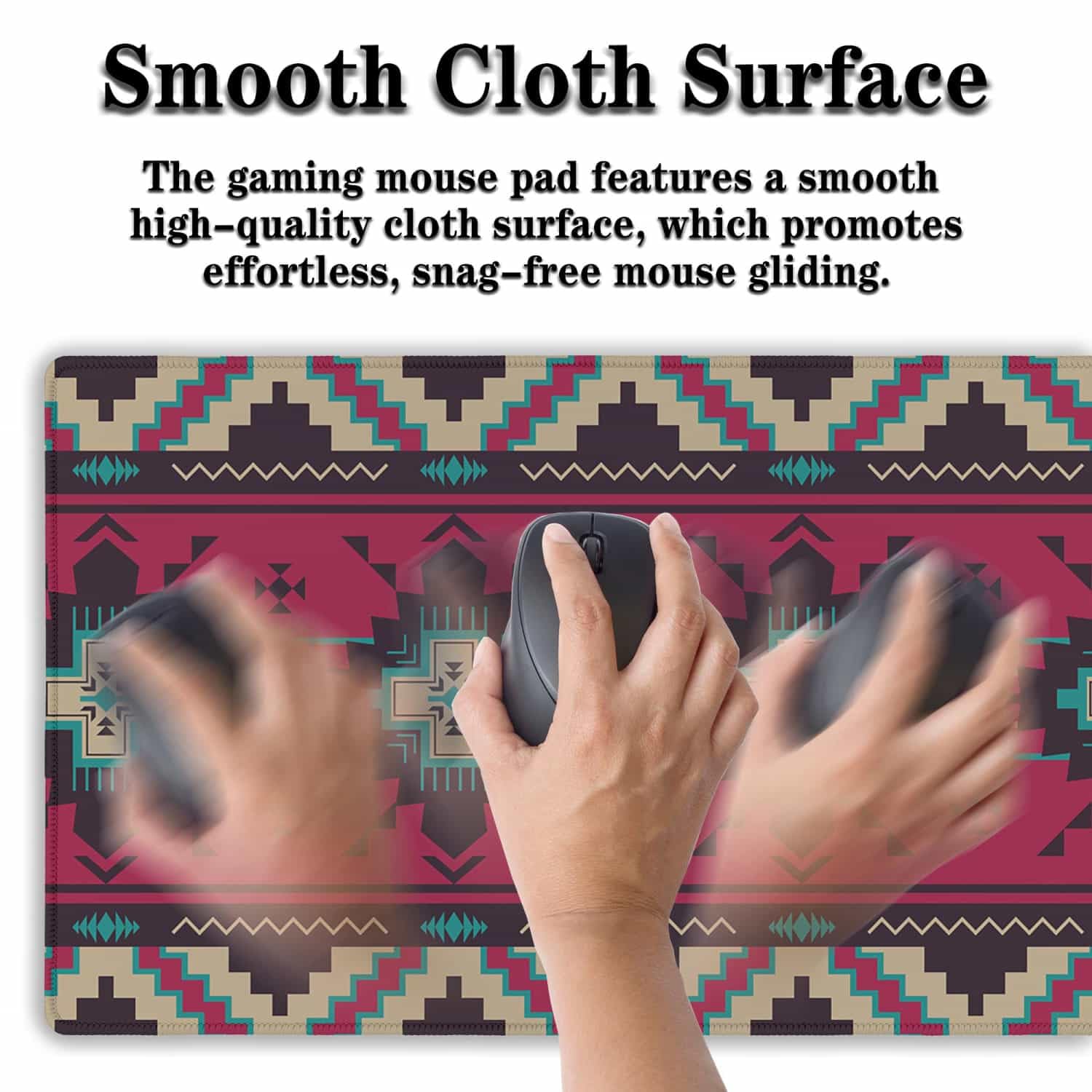 Samgula Computer Desk Mat Pink Mouse Pad, Gaming Mousepad Big Game Mat, Desktop Pad Waterproof
