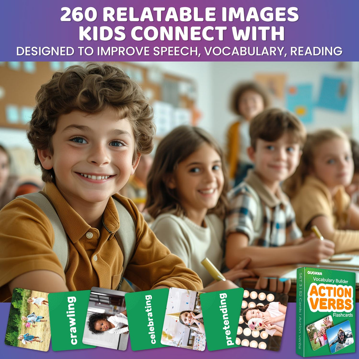 Vocabulary Builder Flash Cards for Kids Ages 4-8 — Speech Therapy Materials