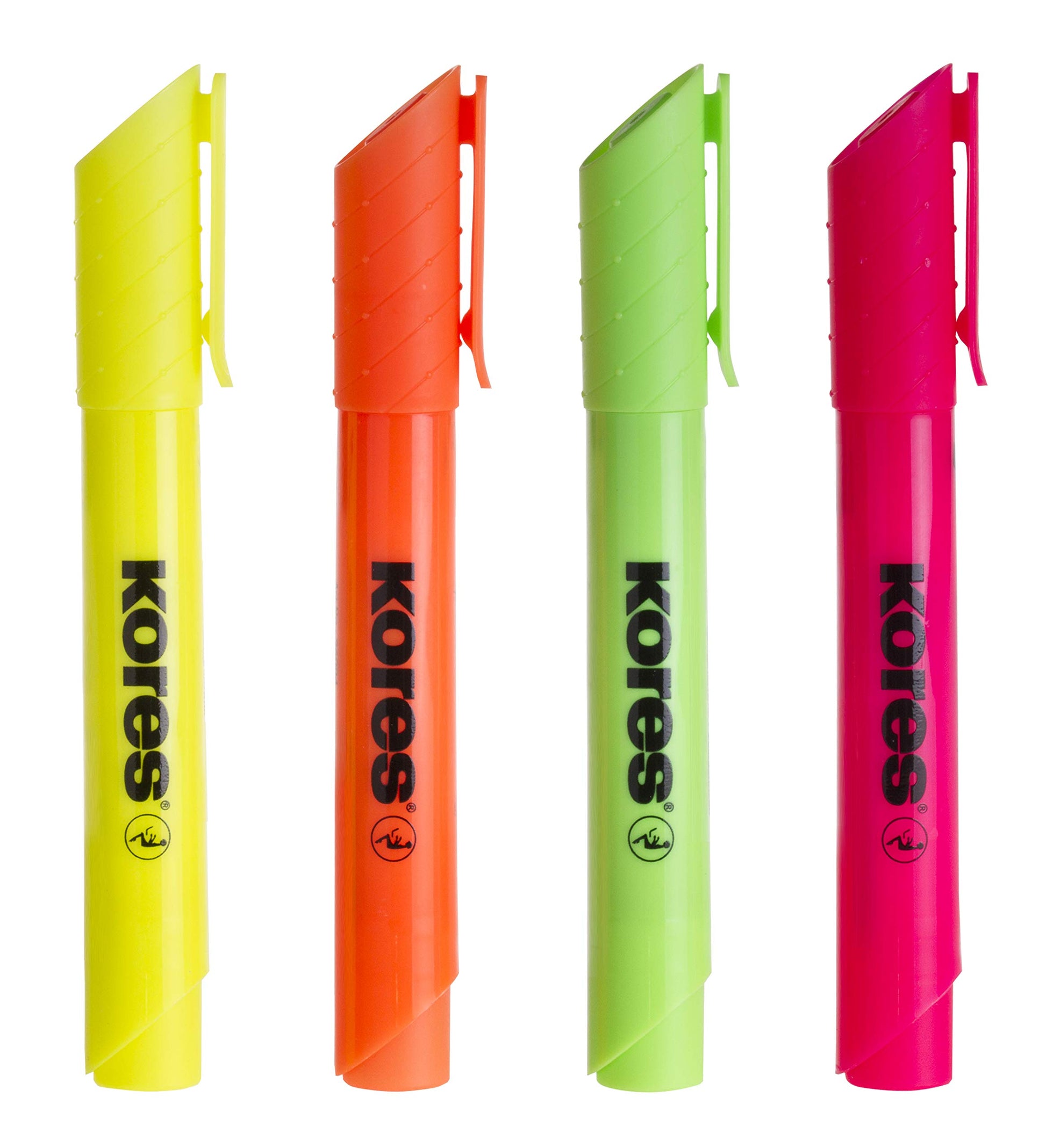 Kores - Fluorescent Highlighter Pen - High Liner Plus, Fluorescent, Water Based-Ink Highlighter Pen