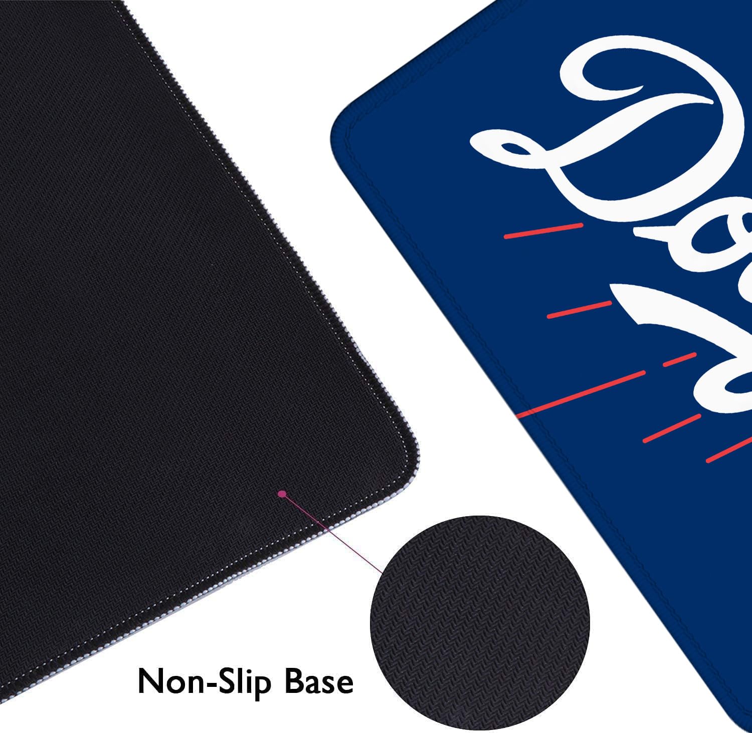 Baseball Mouse Pad Extended Large Gaming Desk Pad 31.5 x 11.8 Inch, XL Mousepad Topographic Mouse