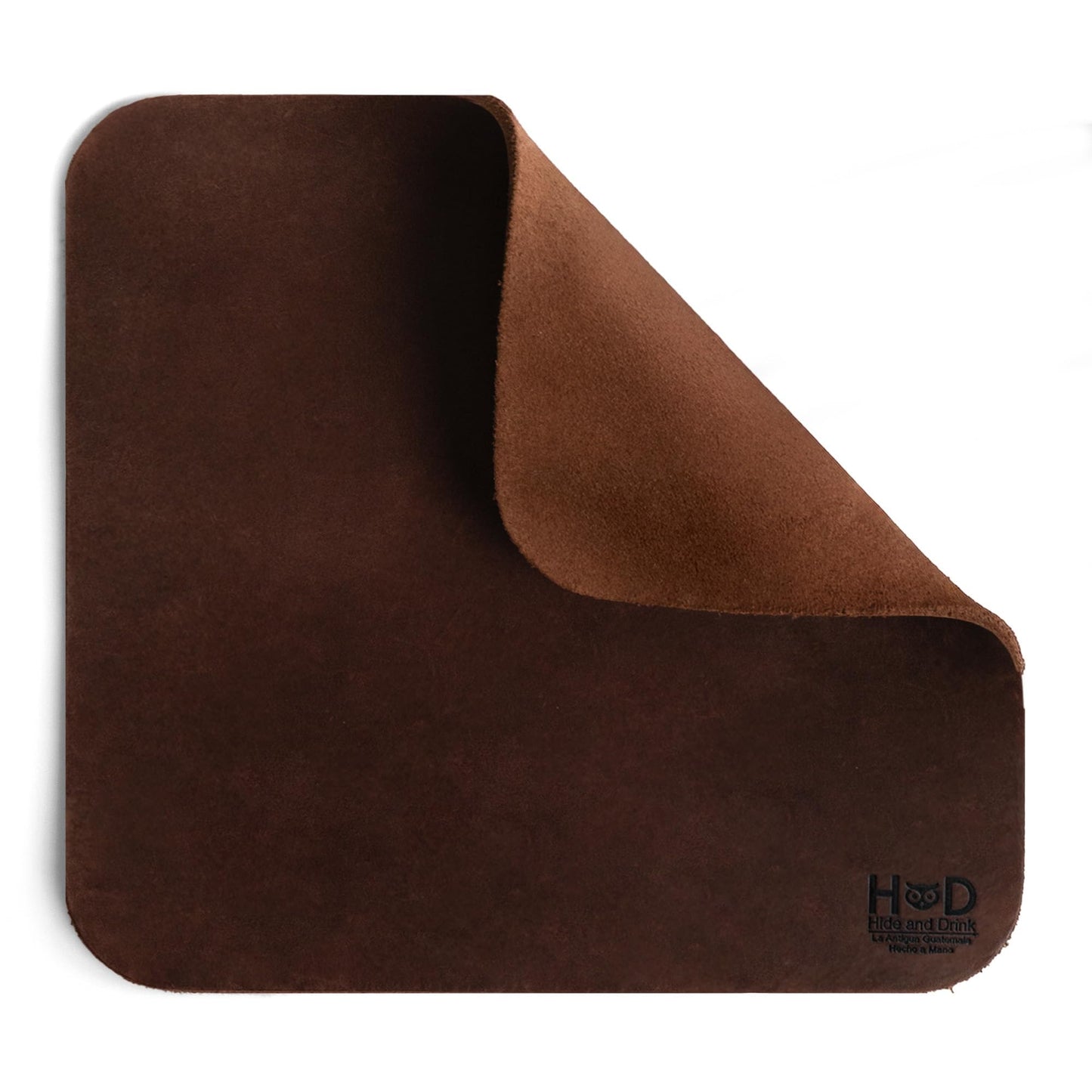 Hide & Drink Genuine Leather Mouse Pad, Anti Slip Leather Mousepad for Gaming, for Apple Magic