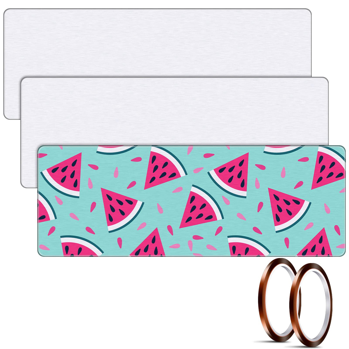 3 Pieces Sublimation Mouse Pads 32" x 12" Valentine's Mouse Pad Large DIY Board Game Mat with 2