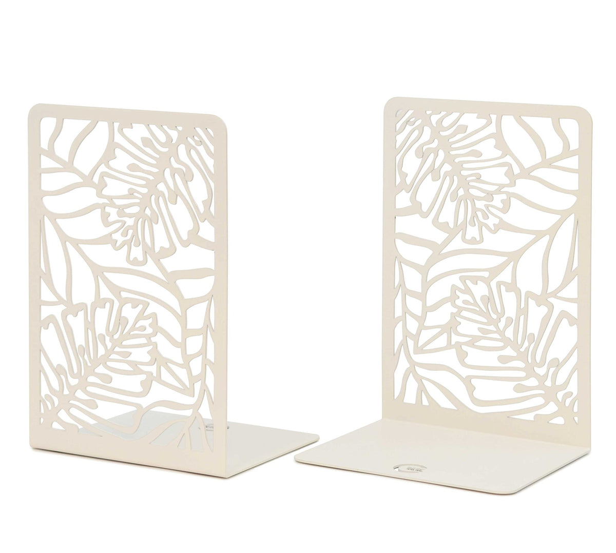 CNK Premium BookEnds for Heavy Books - Metal Book Stoppers for Book Shelves - Decorative Home